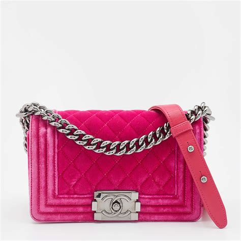 celebrity chanel pink boy bag|chanel boy small quilted bag.